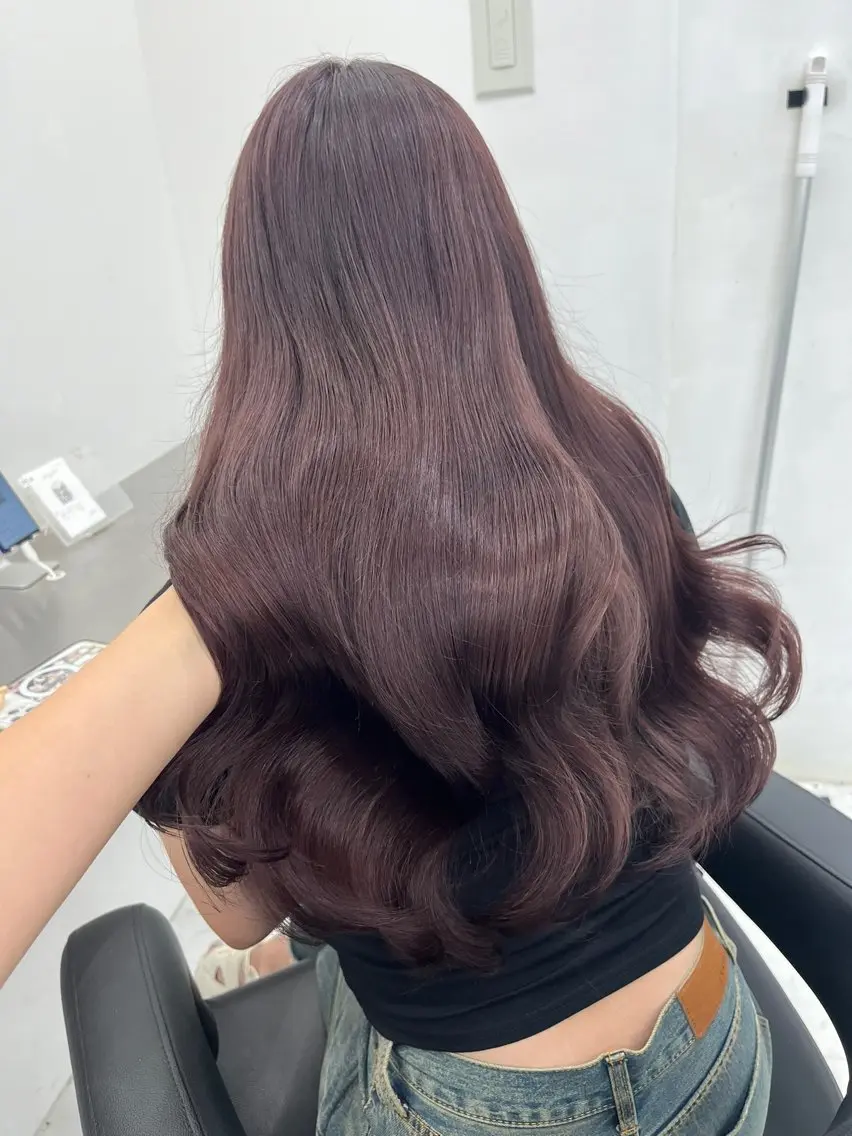 ロング 🍒韓国y2k暖色 NO.1🍒REAのヘアスタイル