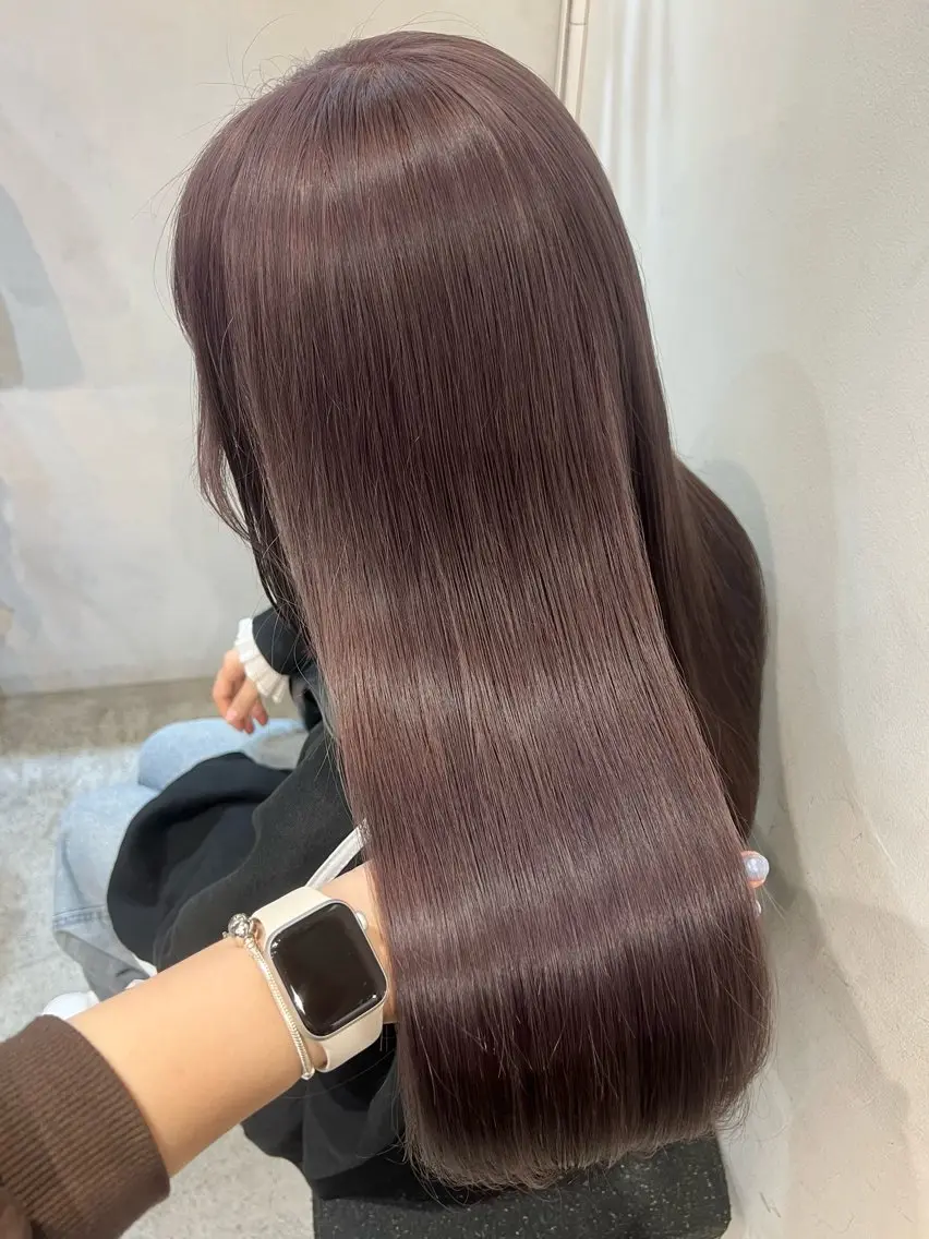 ロング ヘアカラー 暖色カラー/レイヤー カット☁️MEI☁️のヘアスタイル