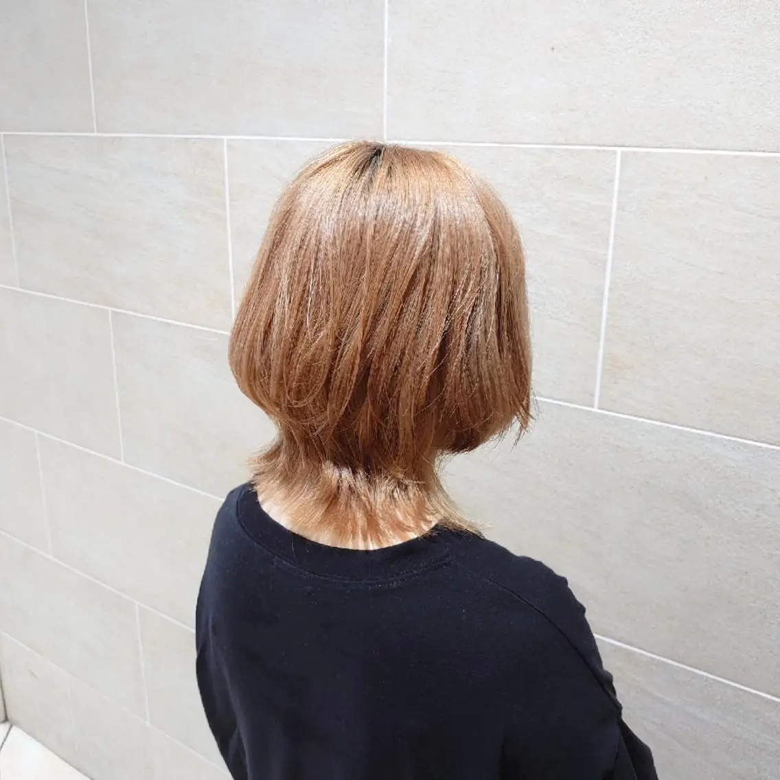 ミディアム ウルフカット 宮本 星羅のヘアスタイル