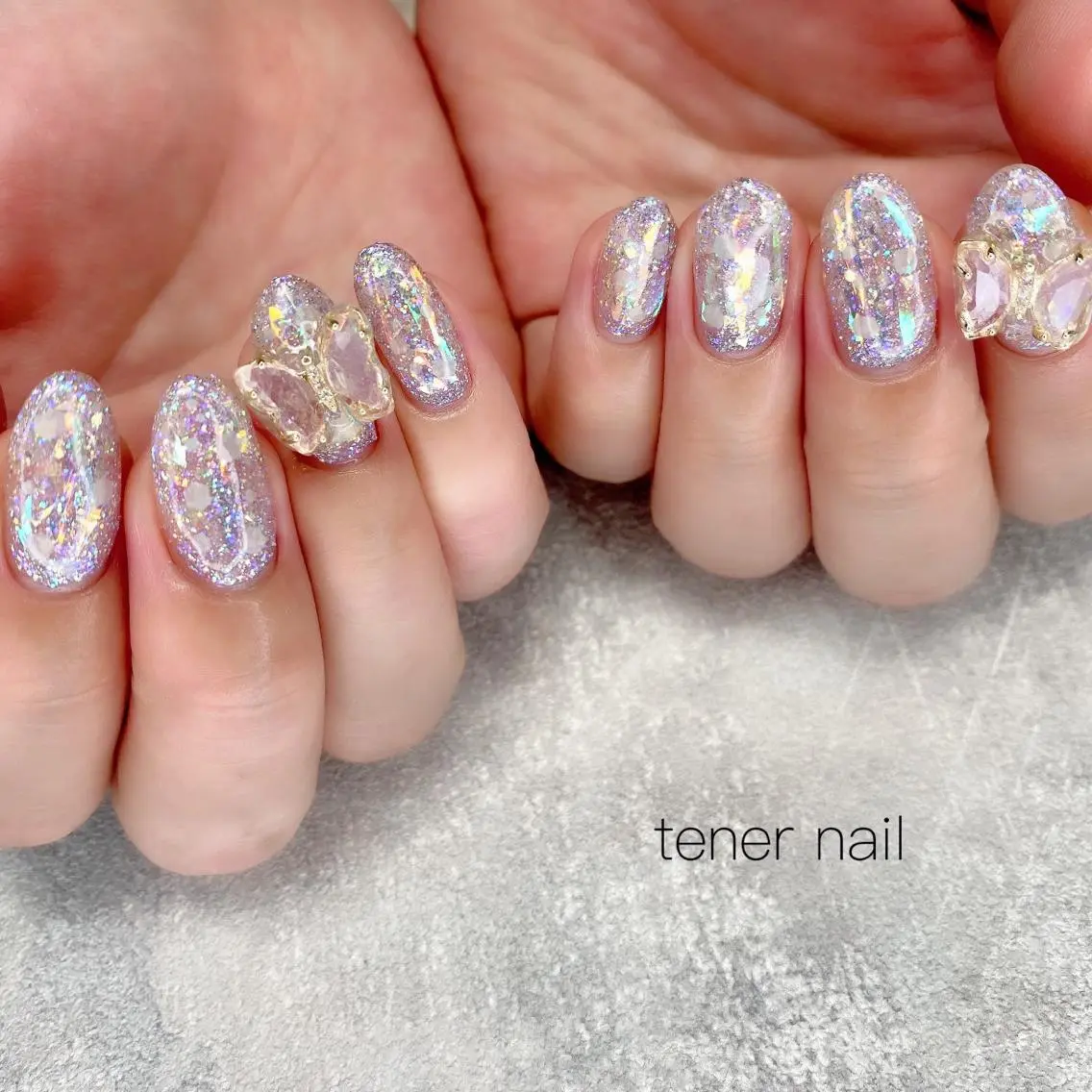 ネイル ラメ(グリッター) テネルネイル tener nailのネイルデザイン