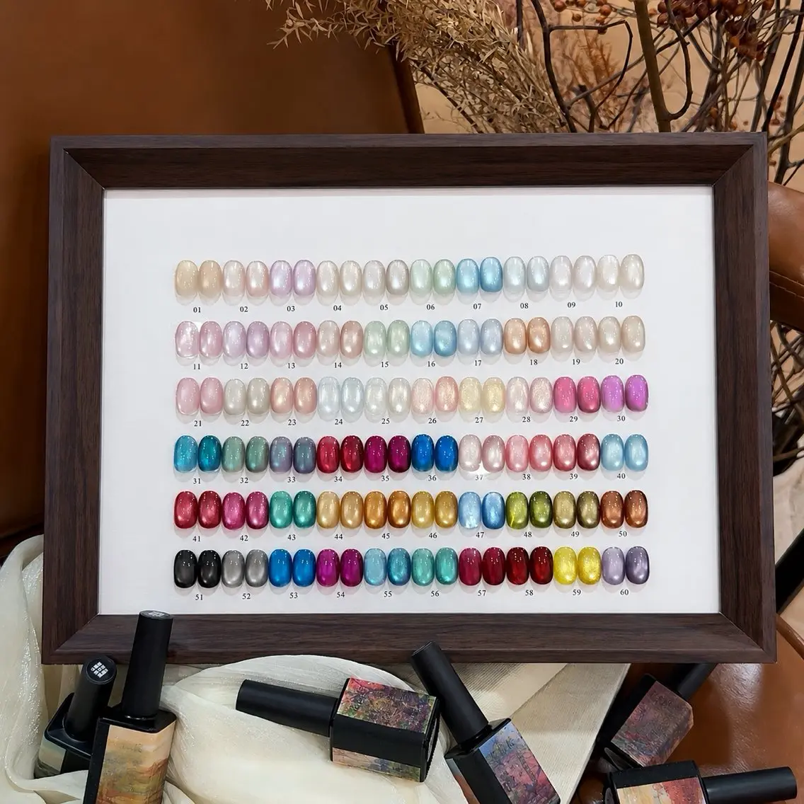 【人気NO.1】60色マグネット💅新色入荷🩷(オフ無し)季節を問わず楽しめるマグネットネイル 大人気^_^の写真