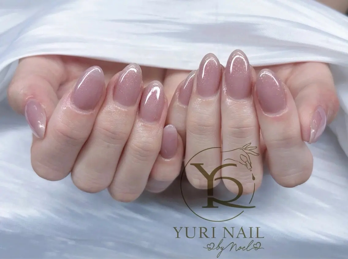 ネイル チークネイル フットネイル フレンチネイル グラデーション キラキラネイル ハンドネイル フットネイル YURI Nail Funabashiのネイルデザイン