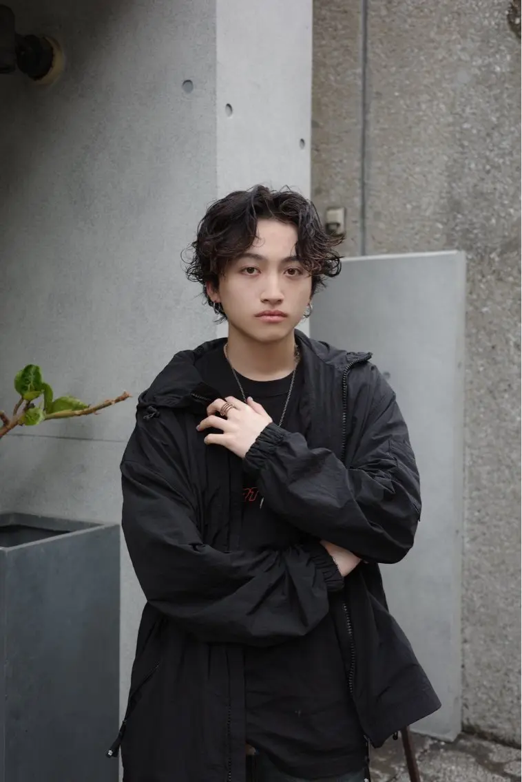 パーマ メンズ NERO 松井 隆人のヘアスタイル