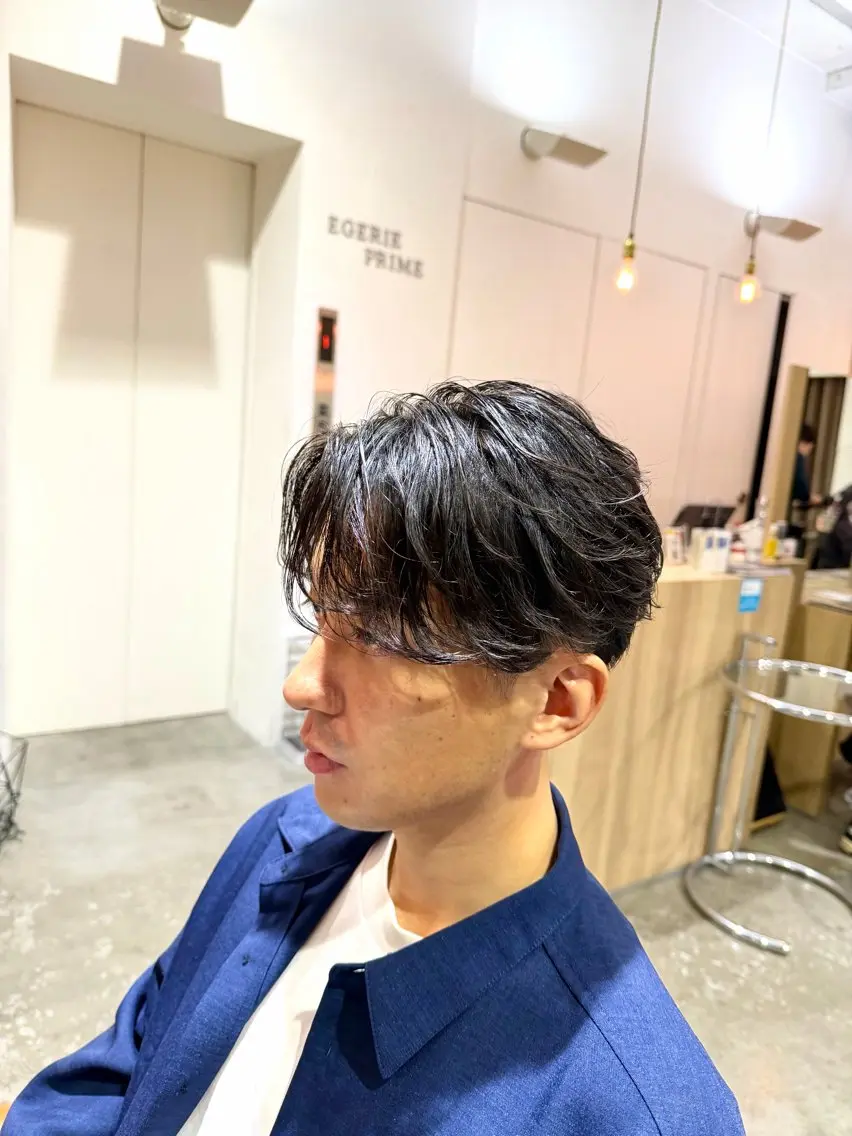 メンズ カット 恵比寿/髪質改善/ レイヤー/森和輝のヘアスタイル