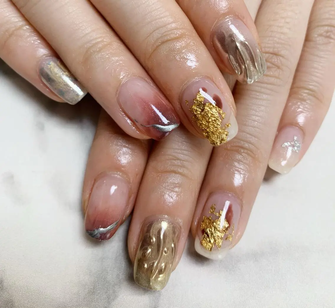 ネイル ハンドネイル nail salon en familleのネイルデザイン