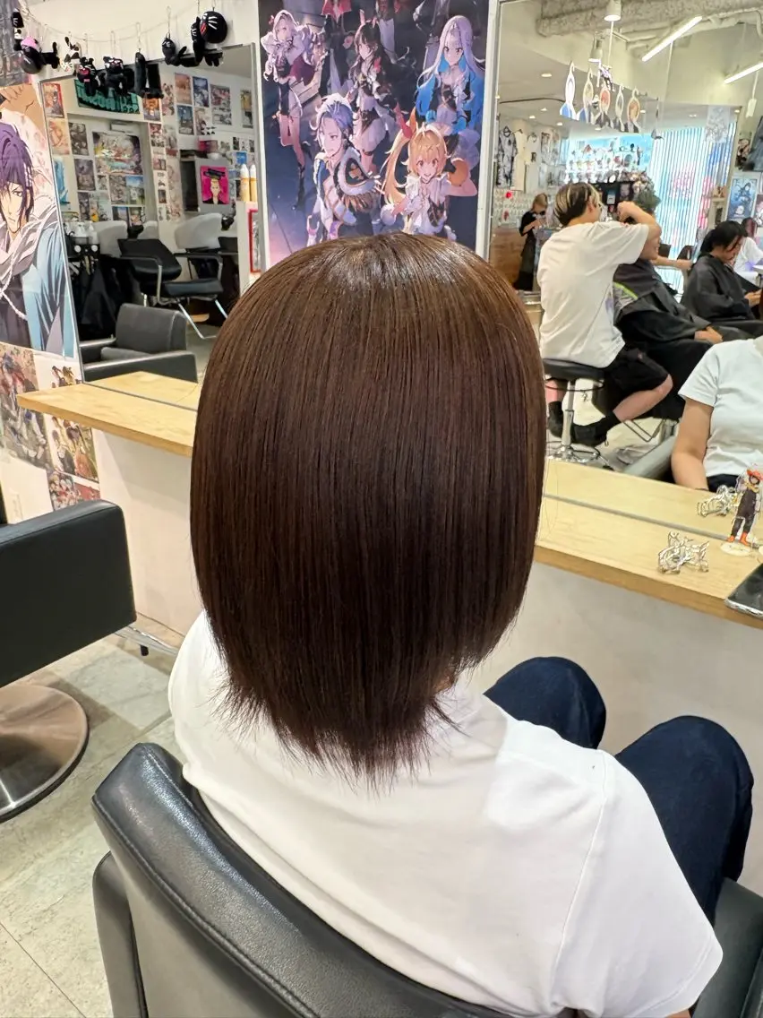 ショート カラー ベージュカラー ブリーチ ブラウンカラー キャラメルブラウン ココアブラウン ヘアカラー トリートメント 推しカラー/ ミクのヘアスタイル