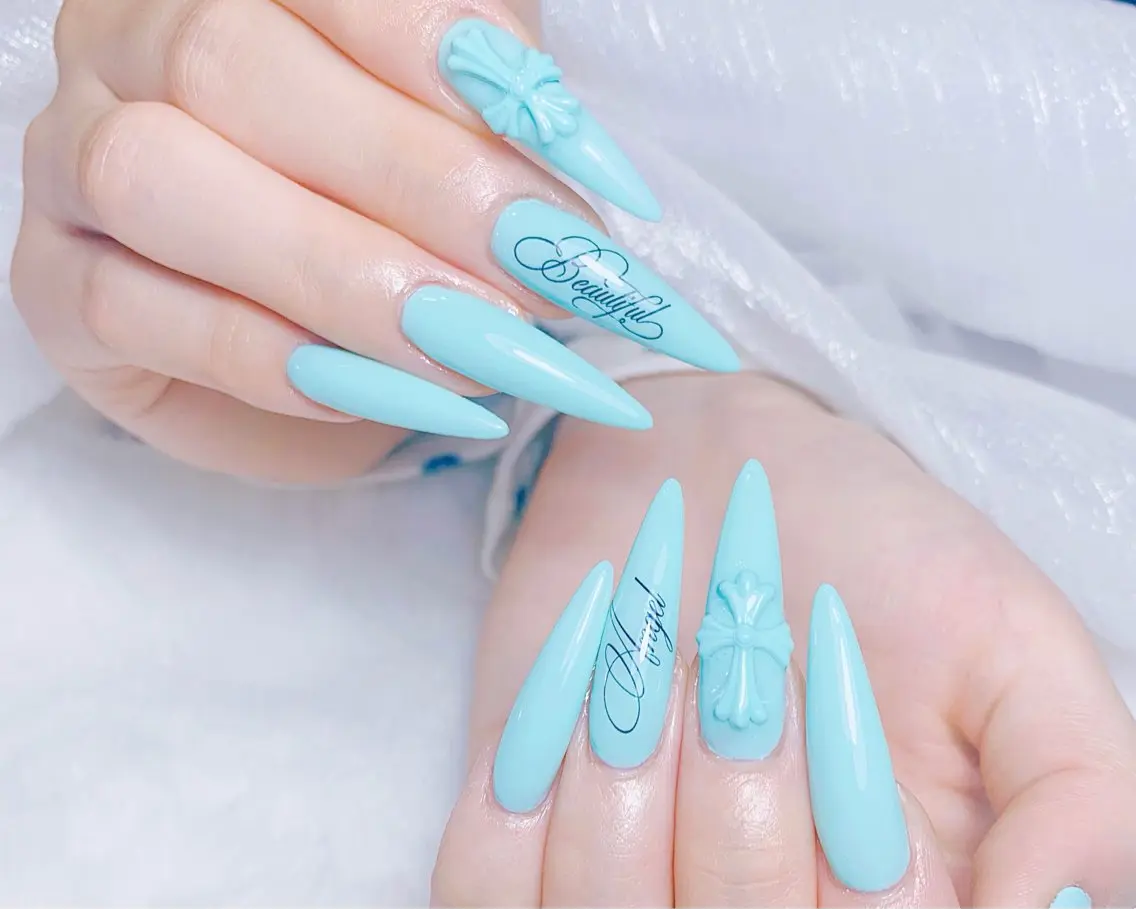 ネイル チークネイル 長さ出し フットネイル 韓国ネイル マグネットネイル ハンドネイル ハンドケア AN NAIL _HOAのネイルデザイン