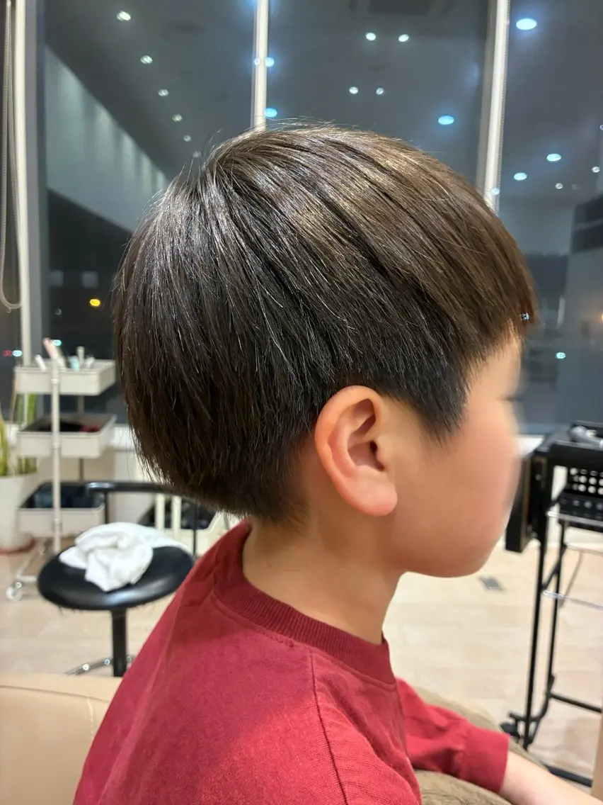 ショート メンズ キッズ 大城 明俊のヘアスタイル