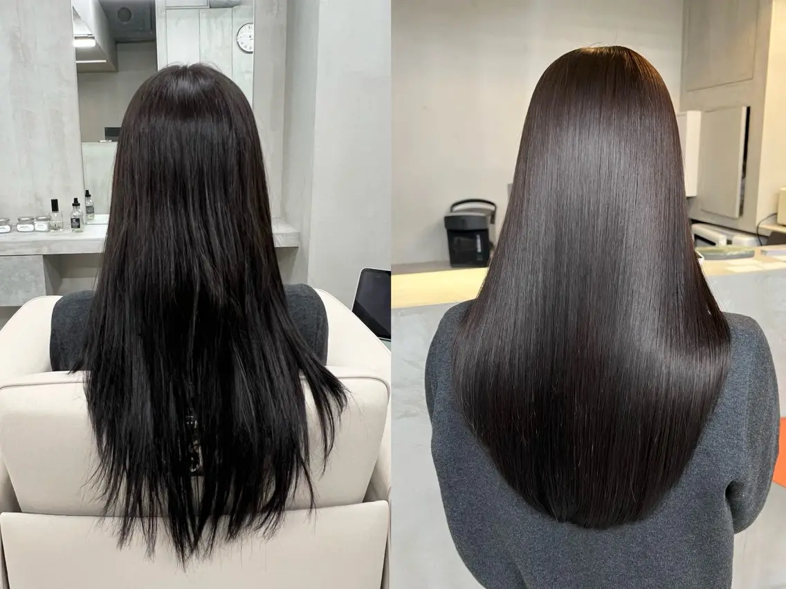 ロング トリートメント シマ クルミのヘアスタイル