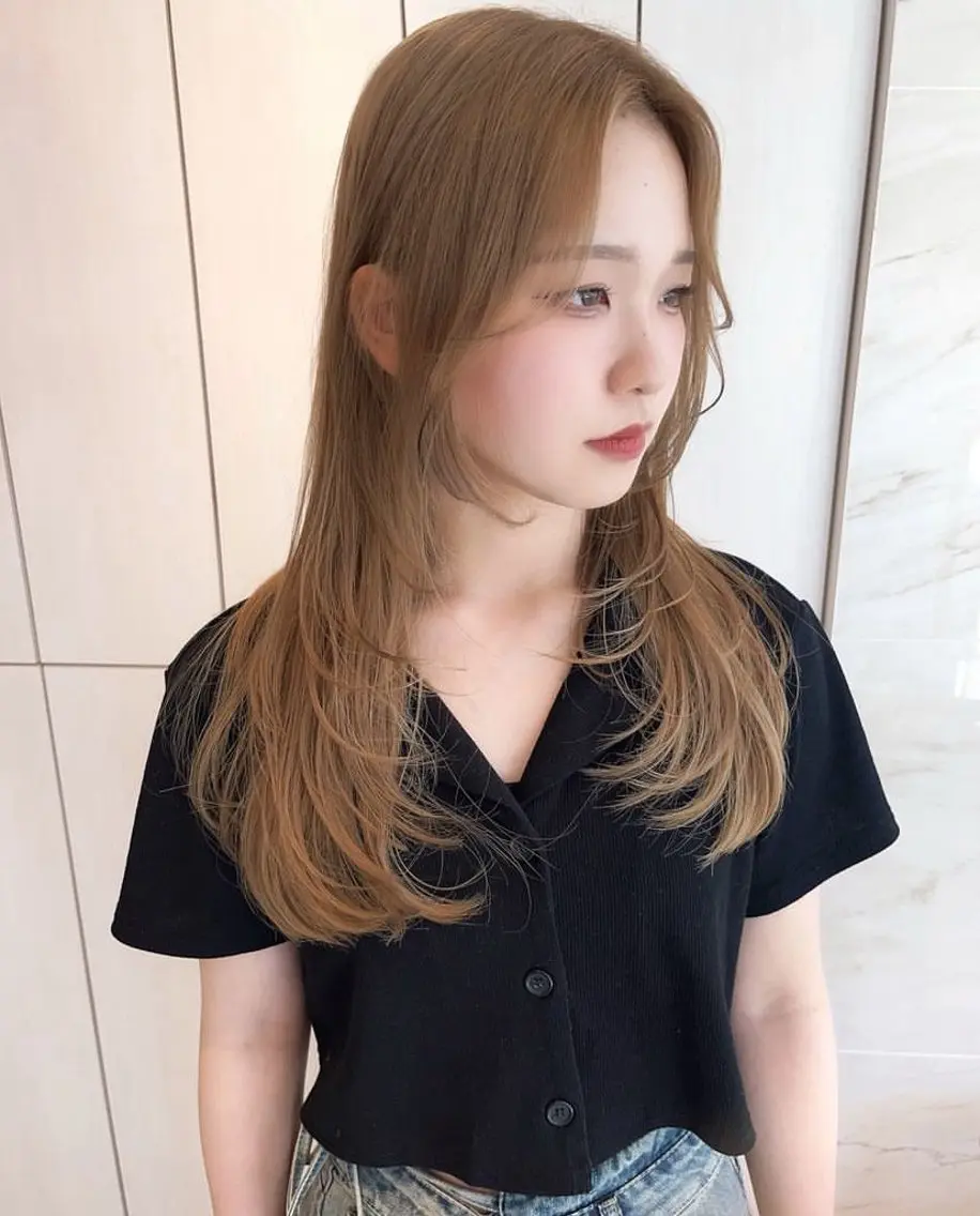 🎀ワンカールでOK韓国風レイヤースタイル🎀の写真