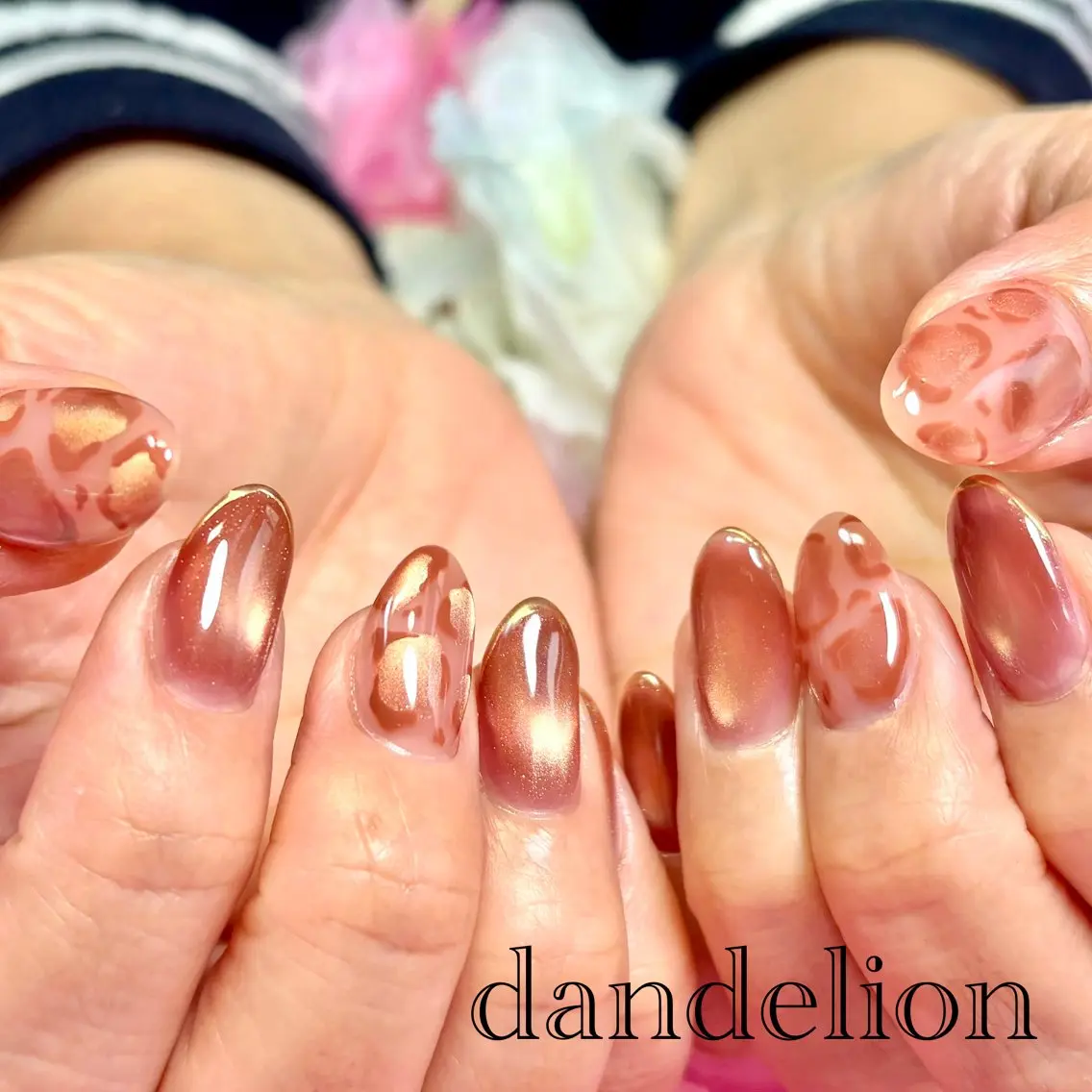 ネイル ハンドネイル ハンドケア dandelion ダンデライオンのネイルデザイン