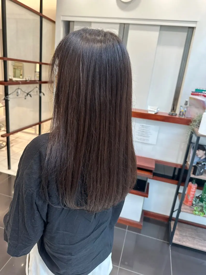 カット+縮毛矯正🫧の写真