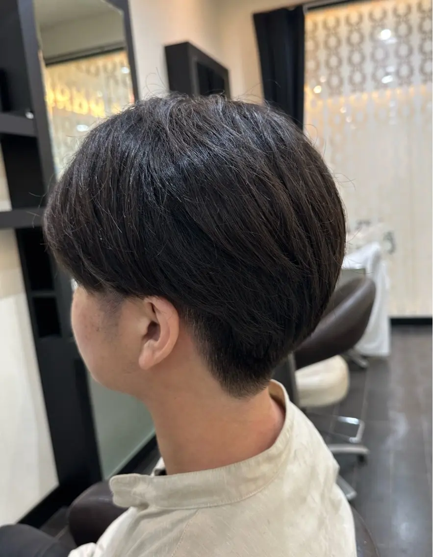 メンズ ナチュラルヘア 神田一瑳のヘアスタイル