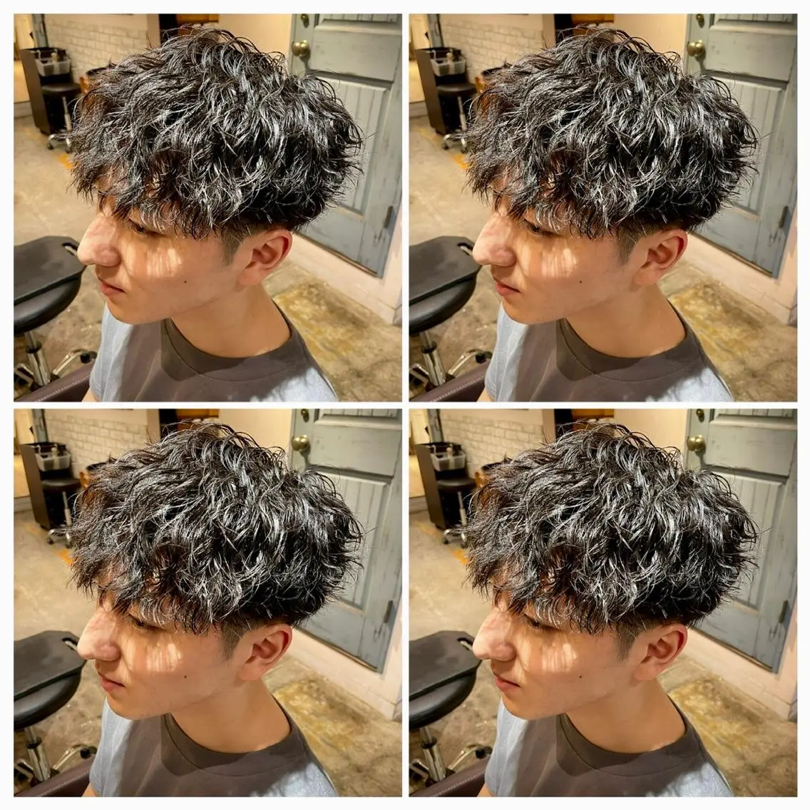 パーマ メンズ カット パーマ トリートメント ヘアセット メンズパーマ特化 望月謙二郎のヘアスタイル
