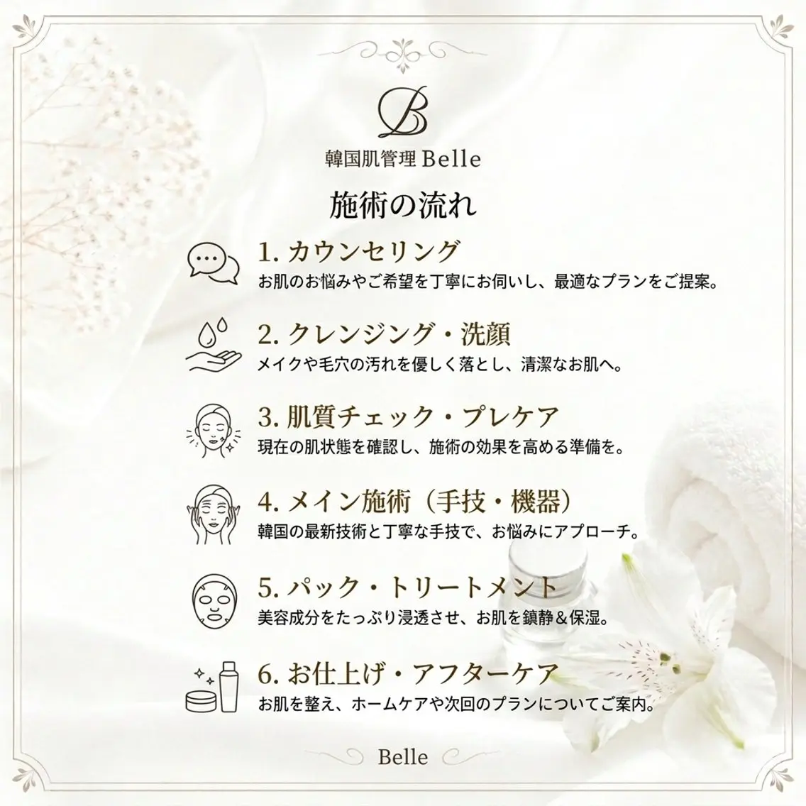 韓国肌管理Belle 後楽園のエステ・リラクイメージ
