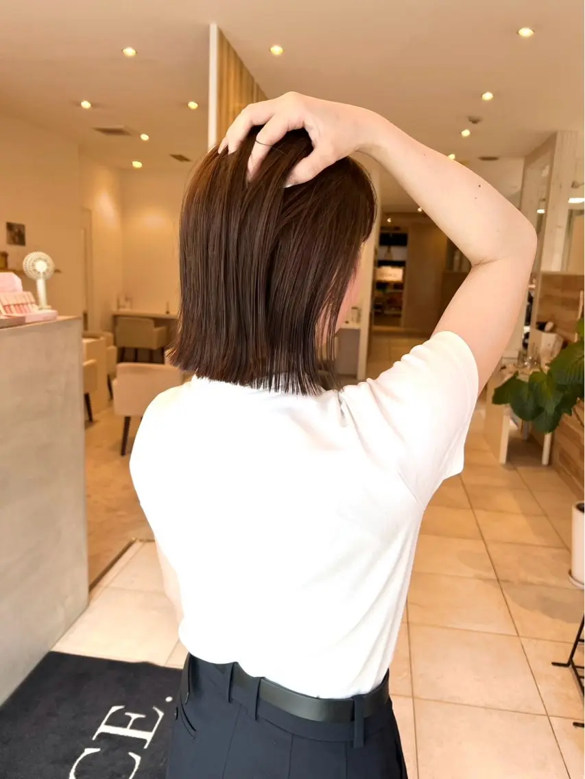 ミディアム カラー カット ヘアカラー AVANCE.ひなた /江坂のヘアスタイル