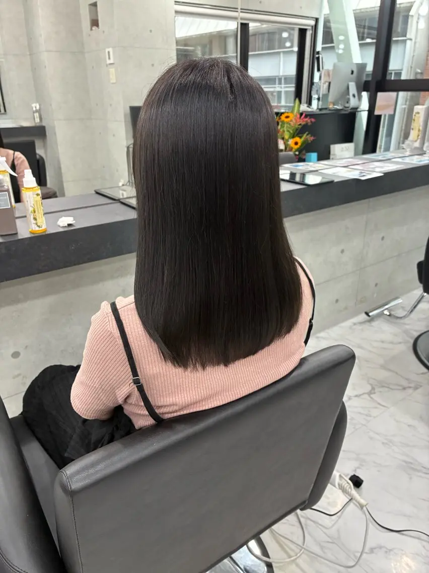 セミロング カット ヘアカラー トリートメント Endearing 🌟銀座のヘアスタイル