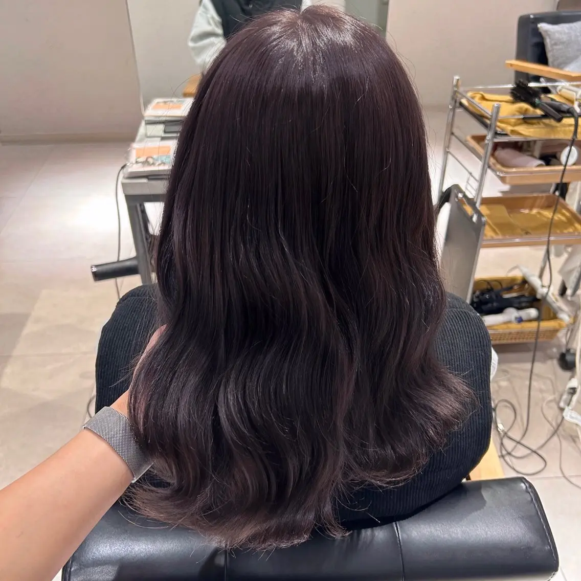 セミロング ヘアカラー トリートメント Unami  / RIZUMUのヘアスタイル