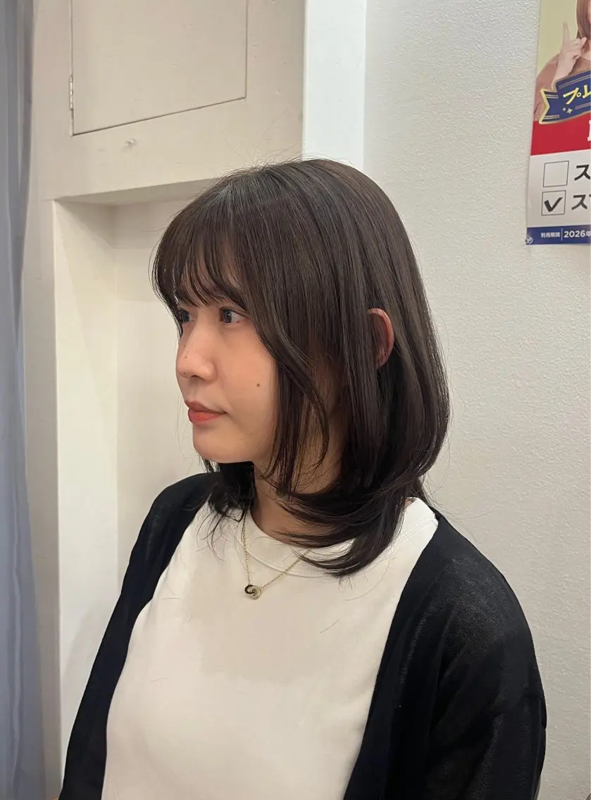 ミディアム 小林さや 寺田町/カットのヘアスタイル