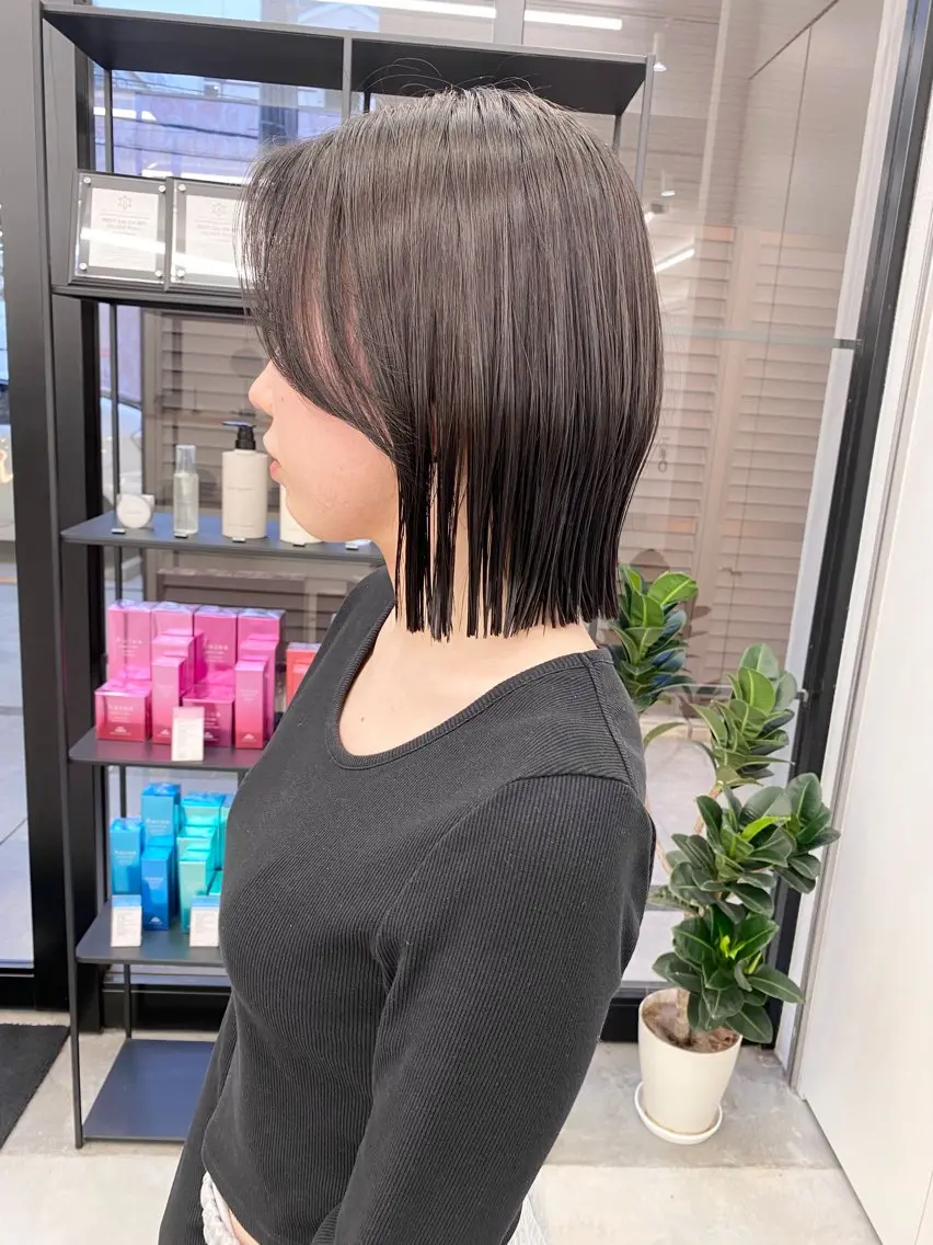 ミディアム レイヤー似合わせ カット/山下凌生のヘアスタイル