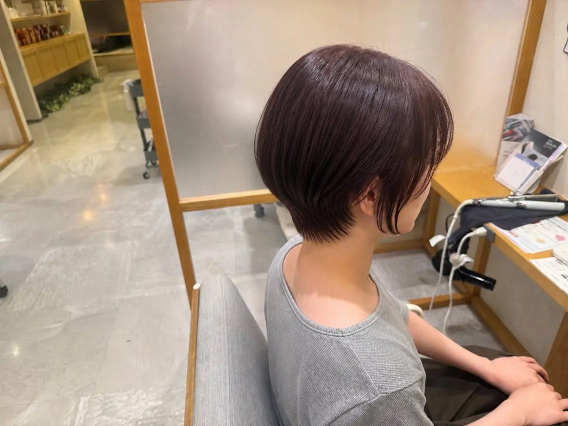 ショート spinhair荻野 莉帆のヘアスタイル