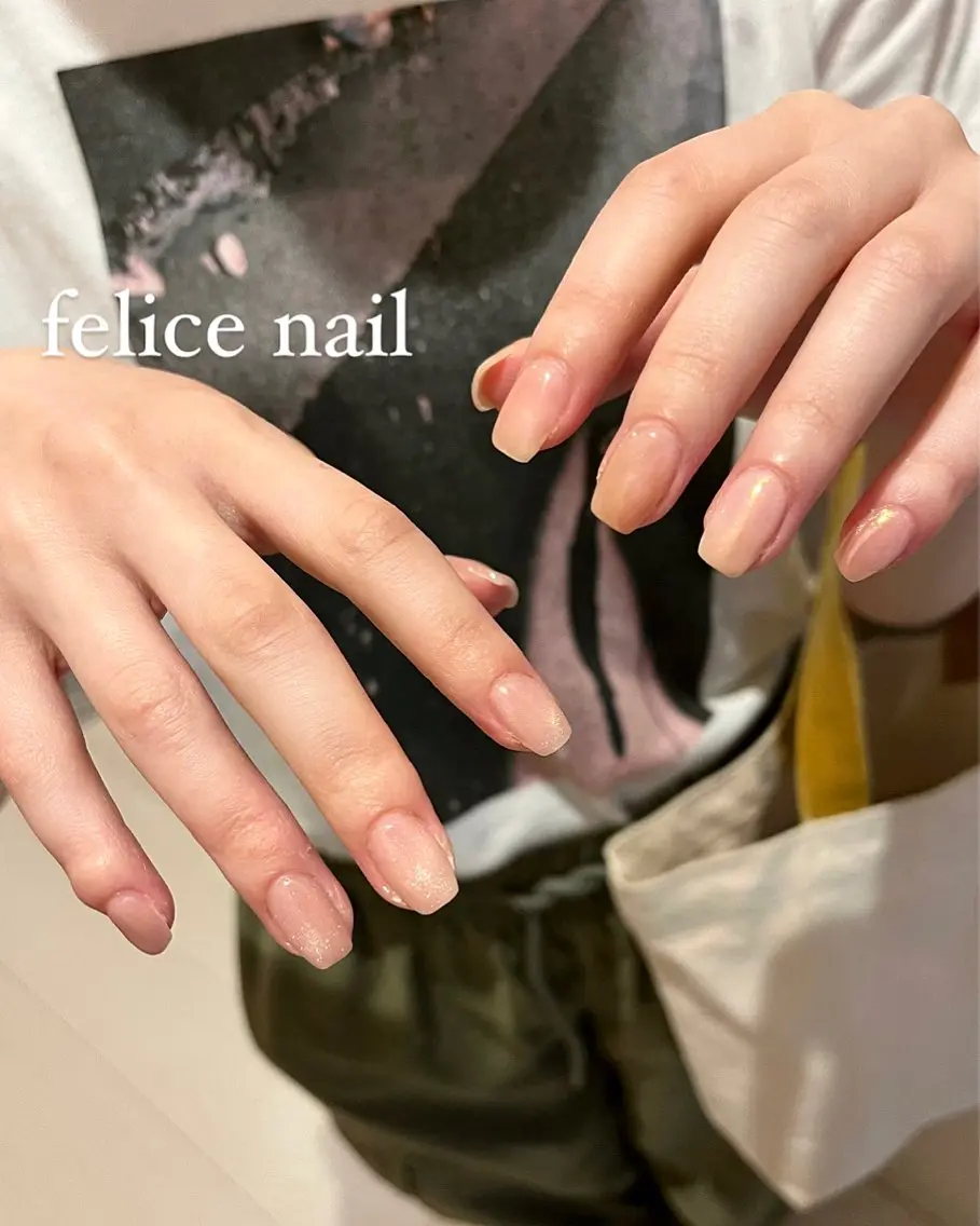 ネイル ニュアンスネイル felice nailのネイルデザイン
