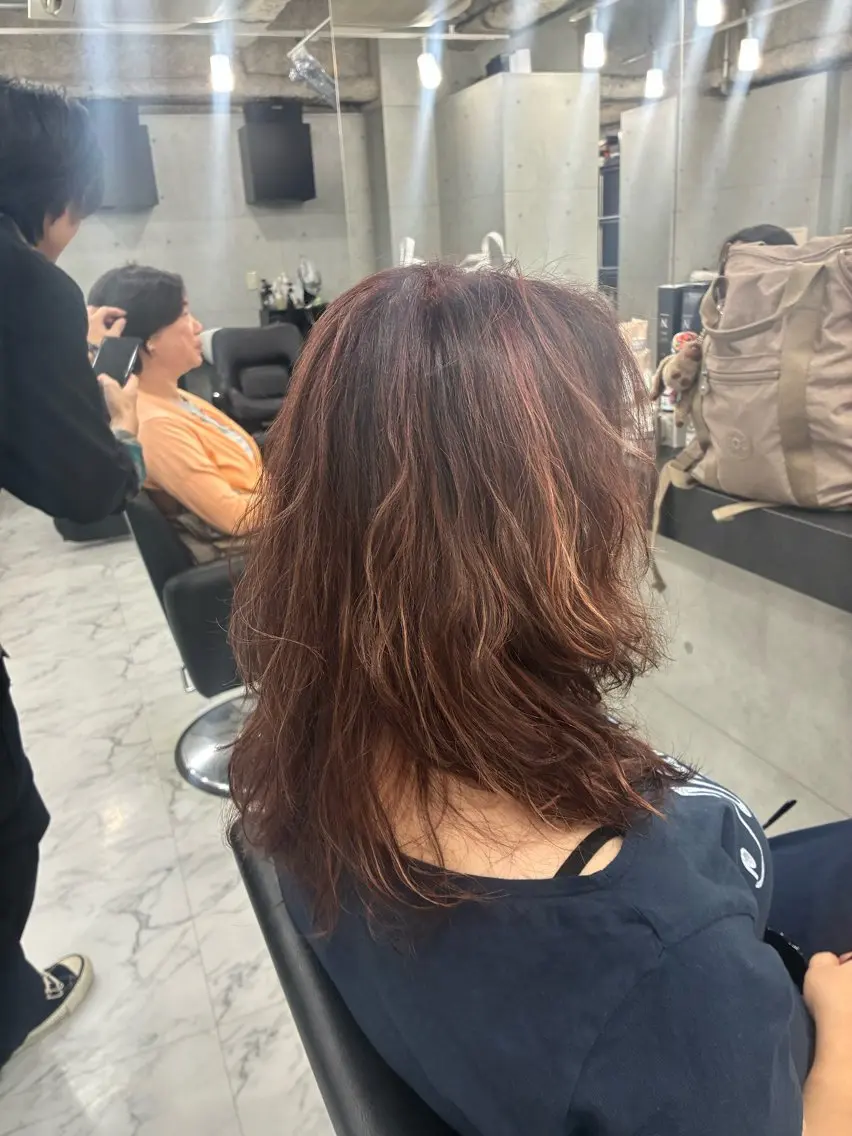 ミディアム カラー Endearing 🌟銀座のヘアスタイル