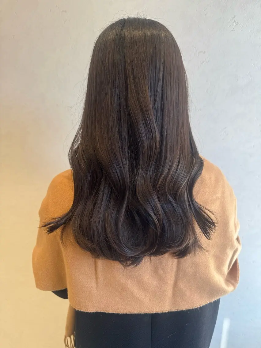 ロング ヘアカラー トリートメント ナチュラル／透明感 💎maoのヘアスタイル