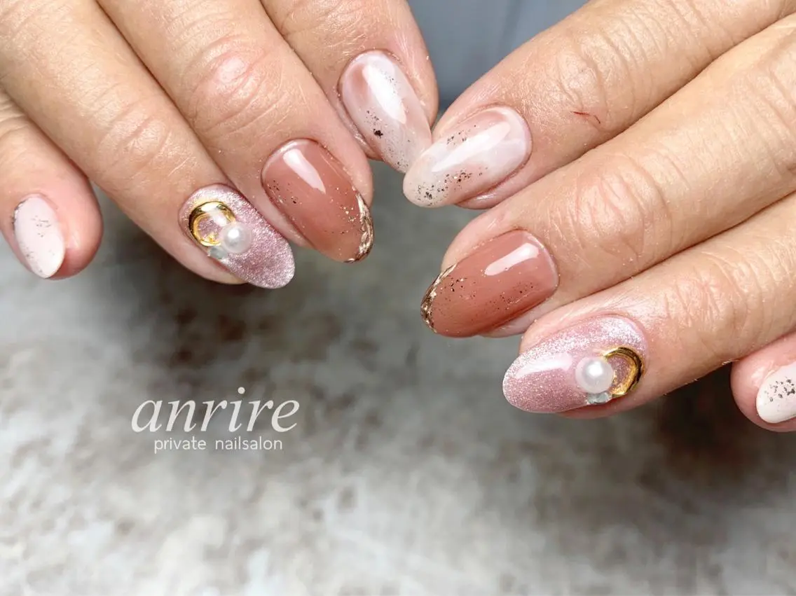 ネイル ハンドネイル nailsalon anrireのネイルデザイン