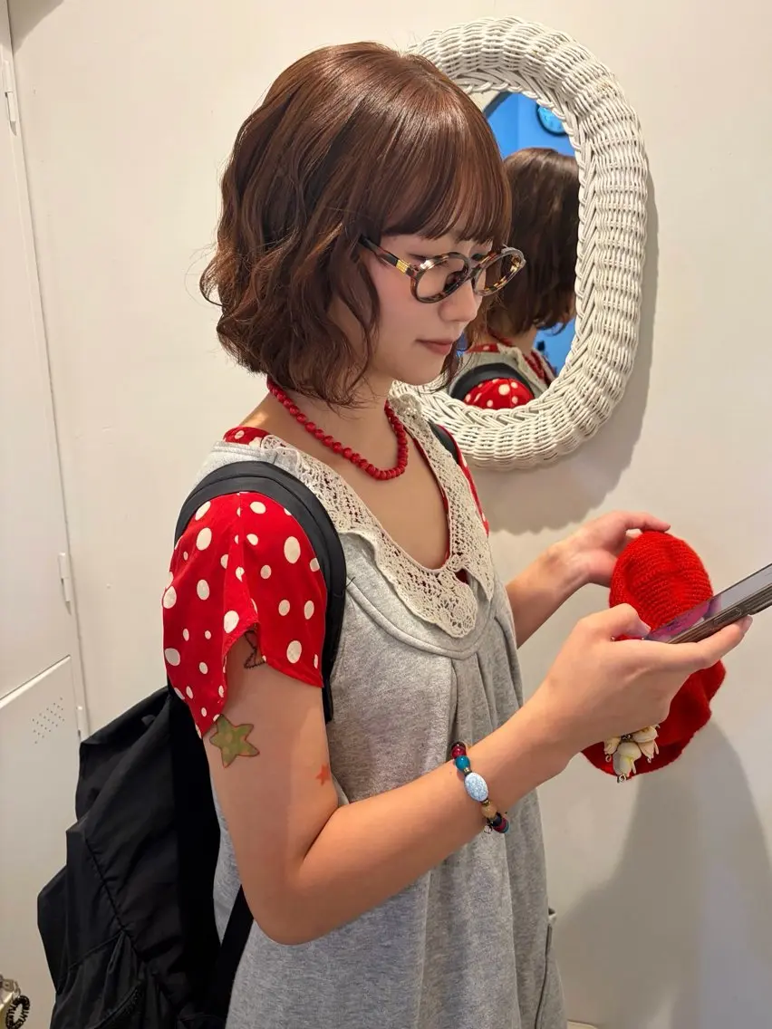 ショート カラー ヘアカラー loty _nanamiのヘアスタイル