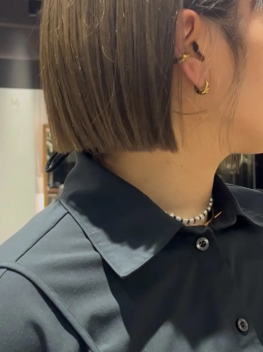 ショート ボブ 石塚 瑛里菜のヘアスタイル