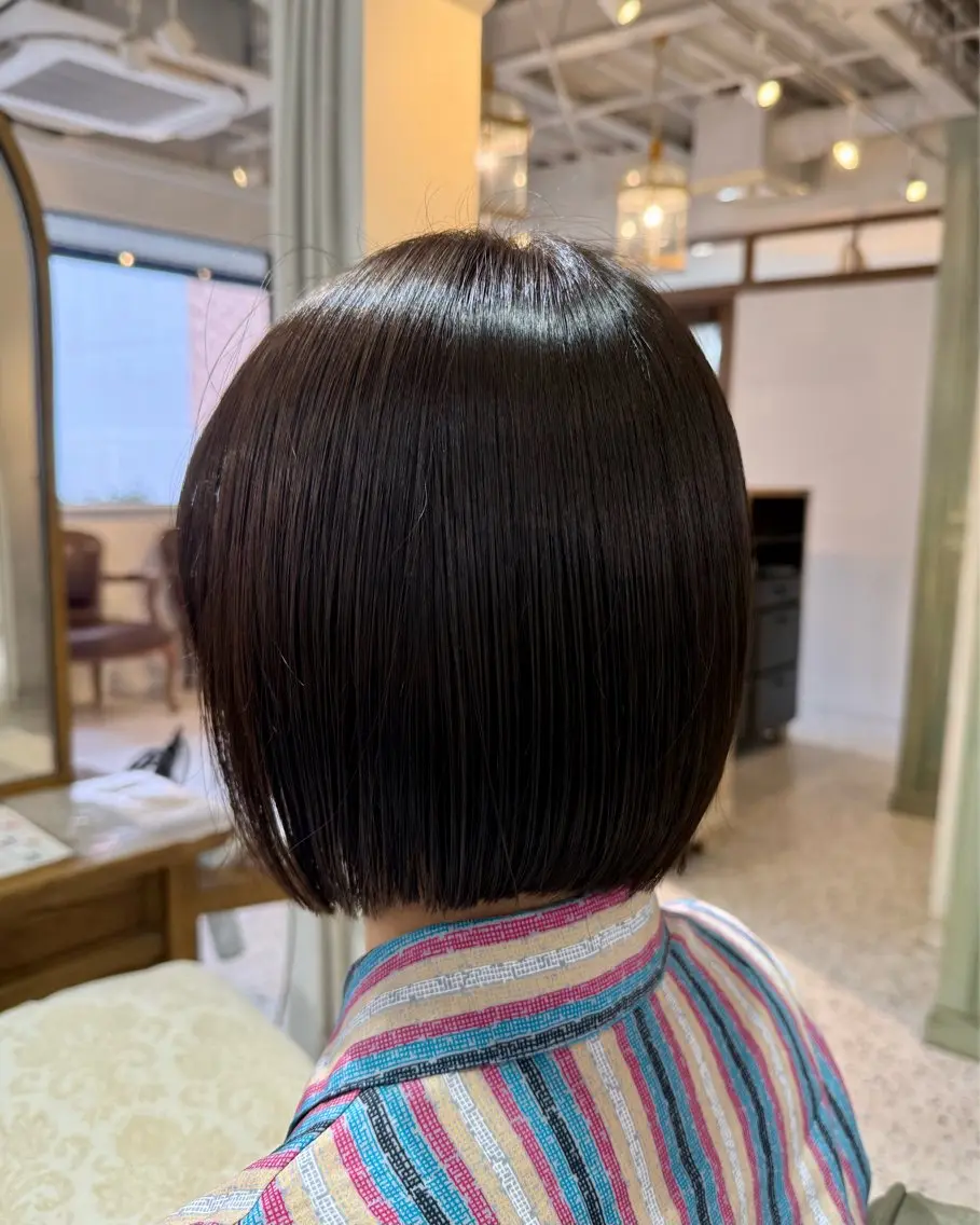 ミディアム 宮本 郁弥のヘアスタイル