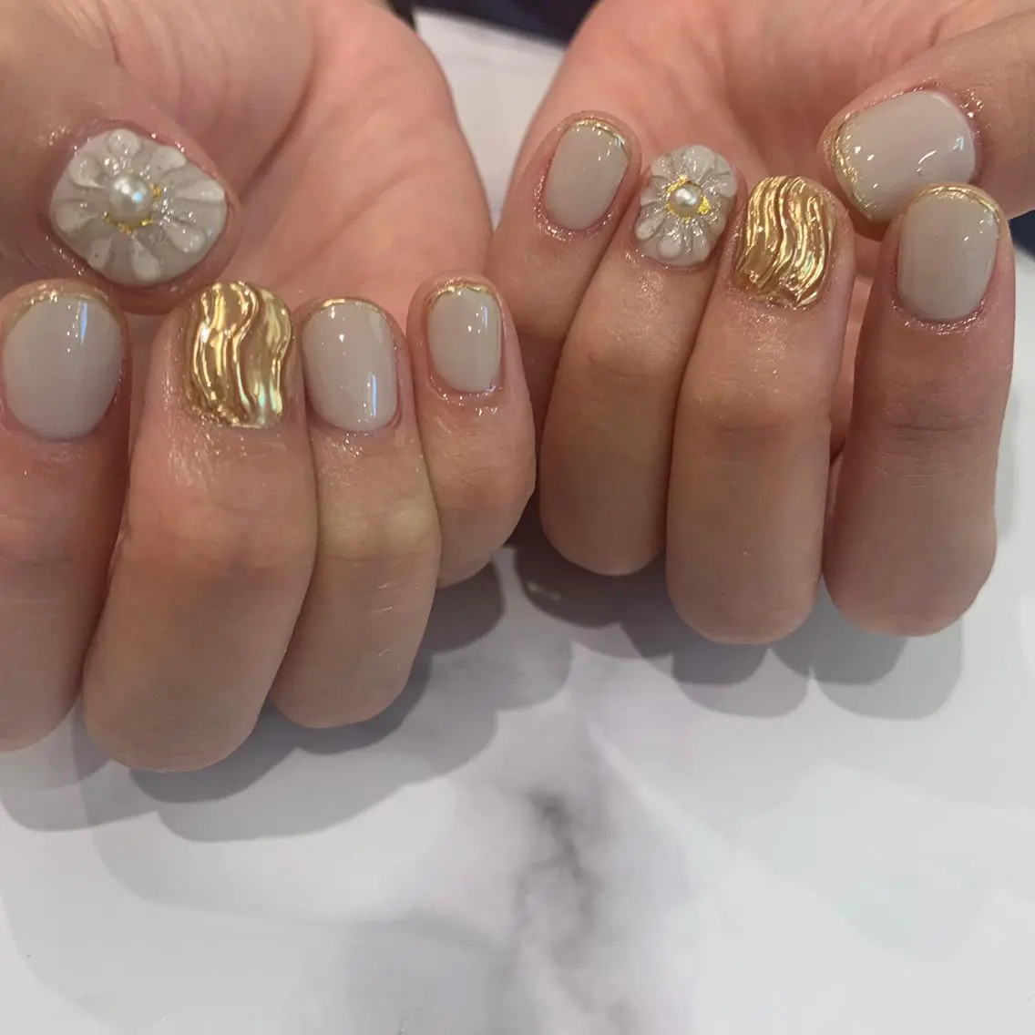 ネイル フラワーネイル happiness nailのネイルデザイン