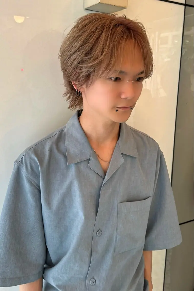 ショート キッズ レイヤーカット 縮毛矯正/西尾 幸樹のヘアスタイル