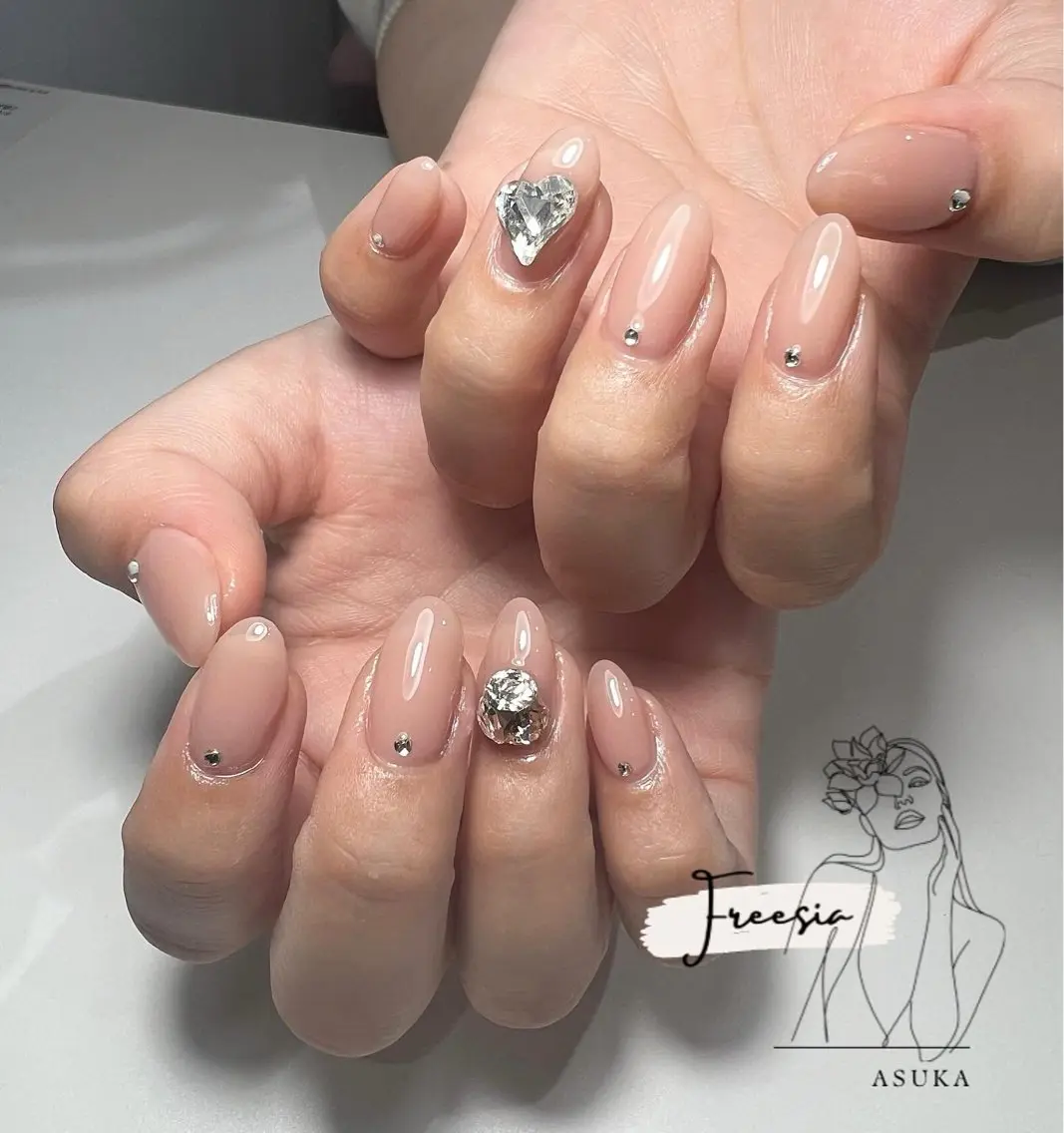 ネイル 長さ出し ワンカラーネイル hills nail /Asukaのネイルデザイン