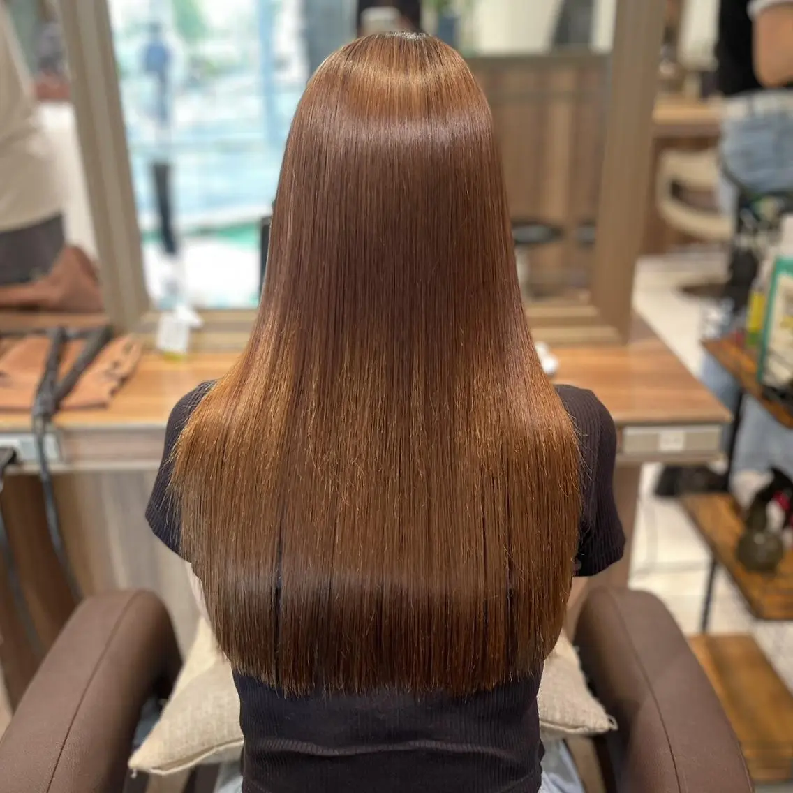 ロング くせ毛 髪質改善 縮毛矯正 ショート✂️ボブ✂️ 💎Ash茗荷谷💎のヘアスタイル
