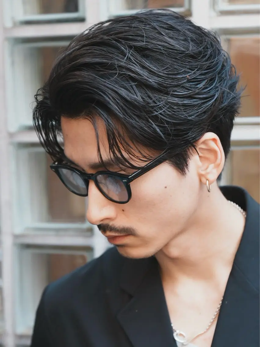 パーマ メンズ カット パーマ 髙村 心のヘアスタイル