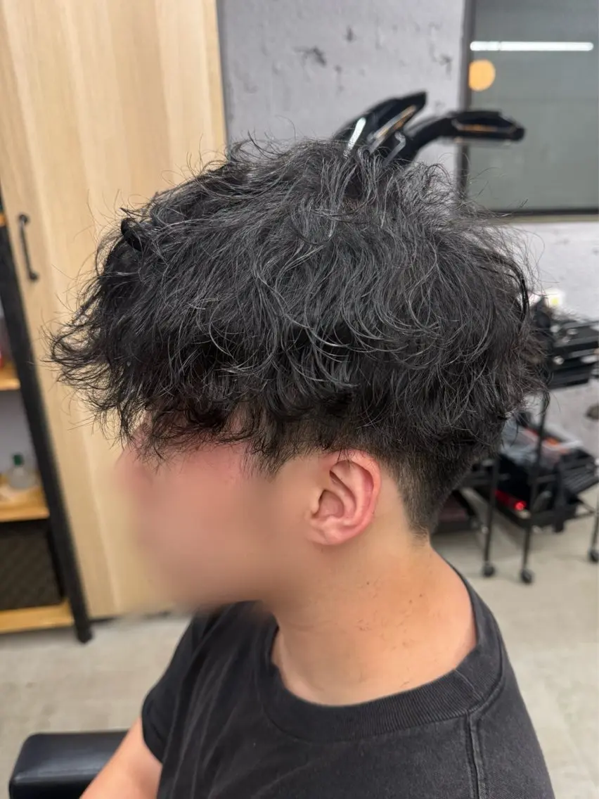 メンズ メンズパーマ 波巻きパーマ 清水 遥香のヘアスタイル