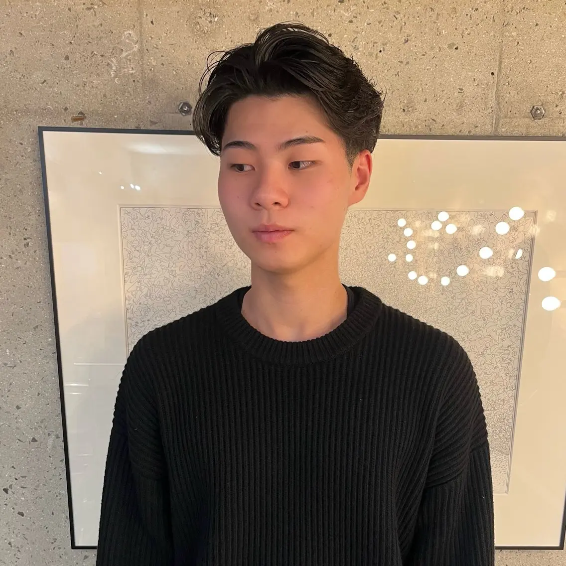 ショート パーマ メンズ カット 永井駿祐【平尾 薬院】メンズカットのヘアスタイル