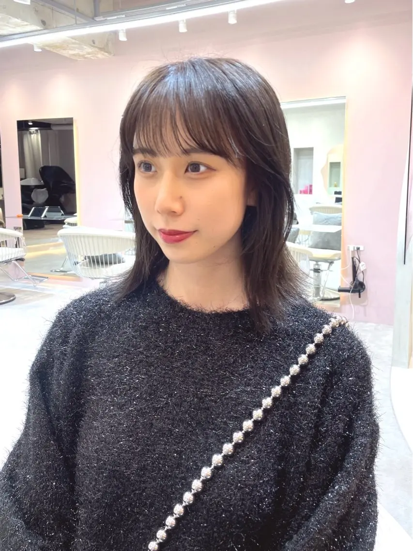 カラー 縮毛矯正ブリーチなし 🍒❤ゆうきのヘアスタイル