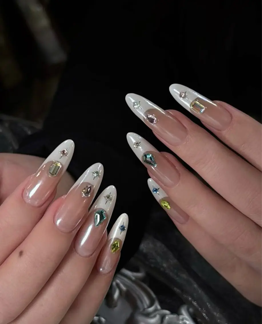 ネイル アートネイル フレンチネイル マグネットネイル ミラーネイル オフィスネイル ハンドネイル Blossom nail_研修のネイルデザイン