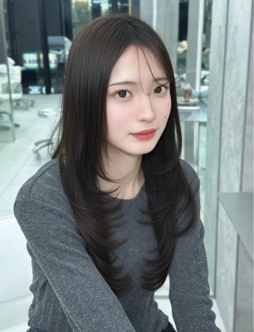 ロング カラー 小林 拳人のヘアスタイル