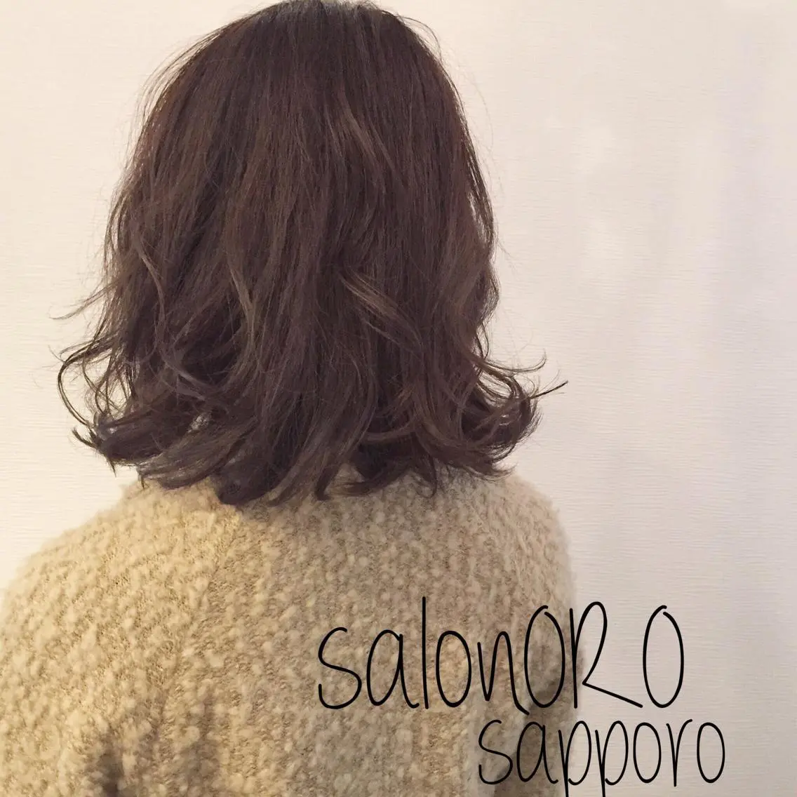 ミディアム カラー ミディアムパーマ アディクシーカラー ブリーチ ブルーカラー ブルーバイオレット カット ヘアカラー トリートメント 池田 真由美のヘアスタイル