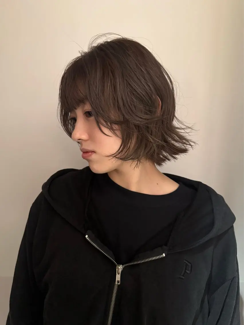 ショート 小顔カット M E I 🪷 似合わせヘルシーヘアのヘアスタイル
