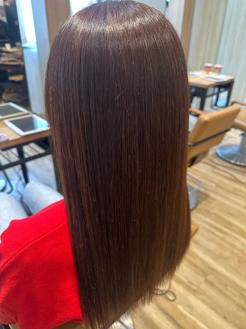 ミディアム カラー パーマ カット ヘアカラー 縮毛矯正 トリートメント ✨✂️Nori ✂️✨のヘアスタイル