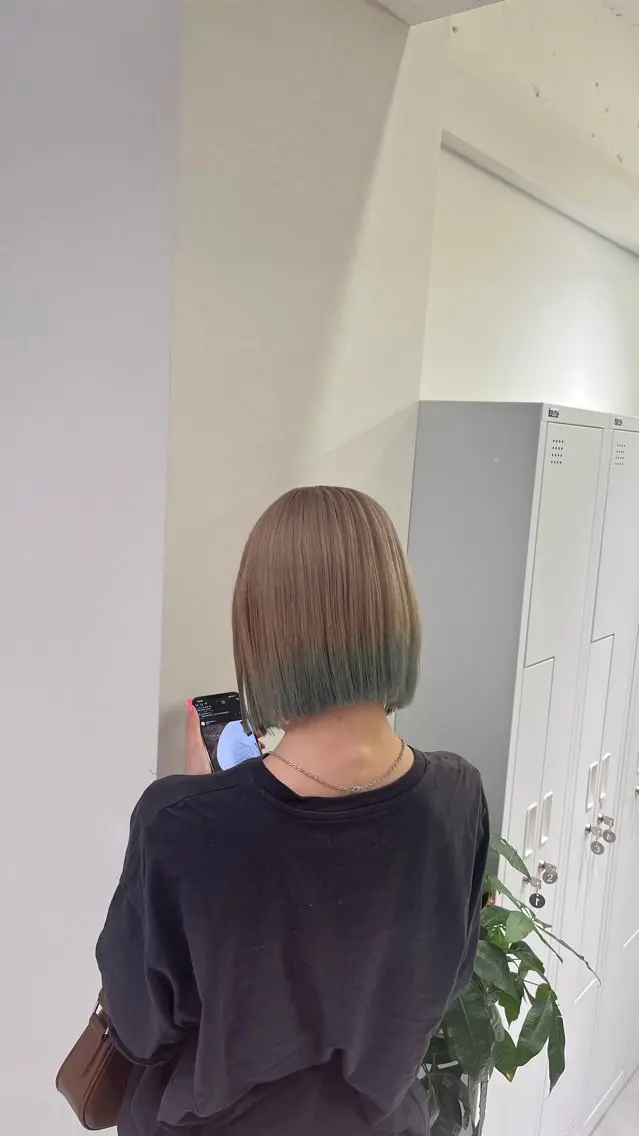 ショート カラー 髪質改善/レイヤー 兼折楓馬のヘアスタイル