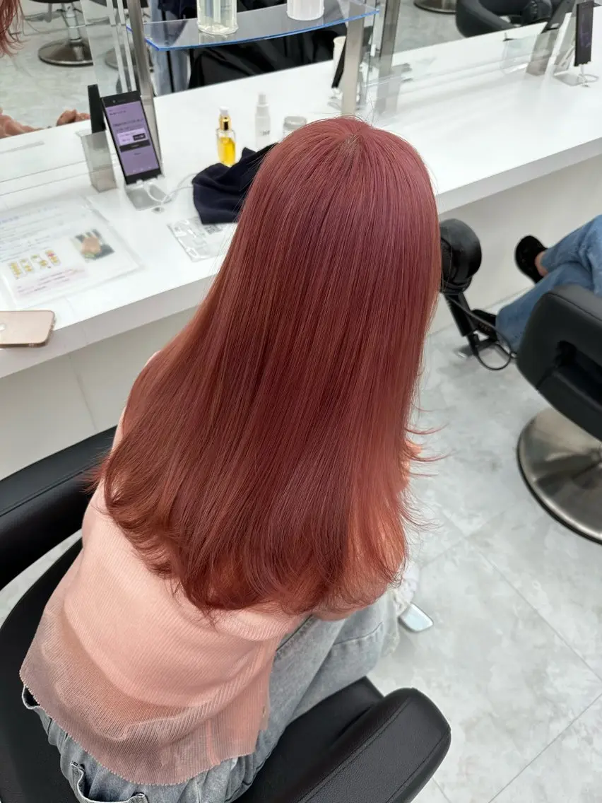 セミロング ヘアカラー トリートメント ヘッドスパ ヘアセット rio🧚🏻♀️ 暖色/グレージュのヘアスタイル
