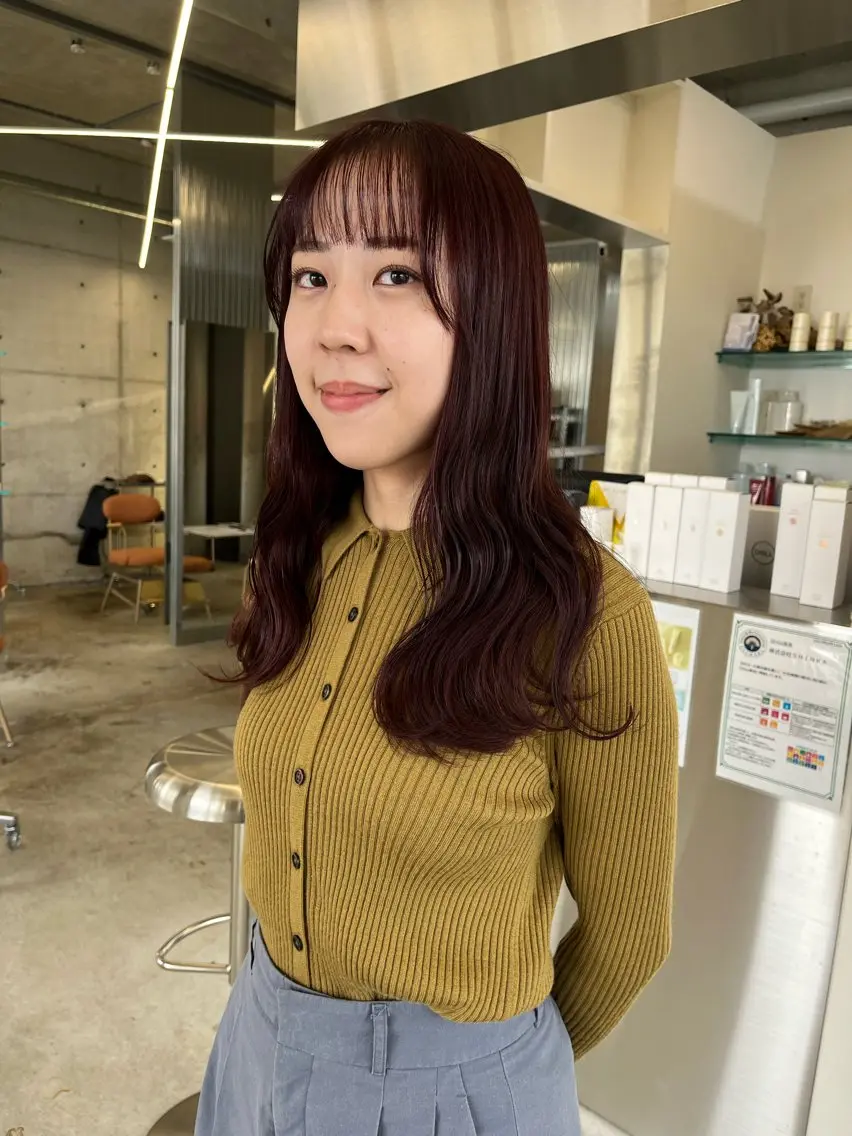 🍓ブリーチしないW color+cut✂︎+生トリートメント🍓の写真
