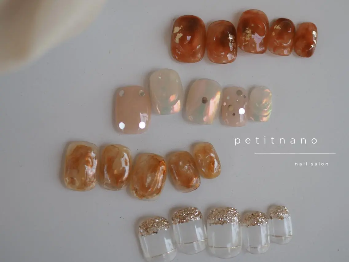 ネイル ニュアンスネイル オフィスネイル nail◯ petitnanoのネイルデザイン