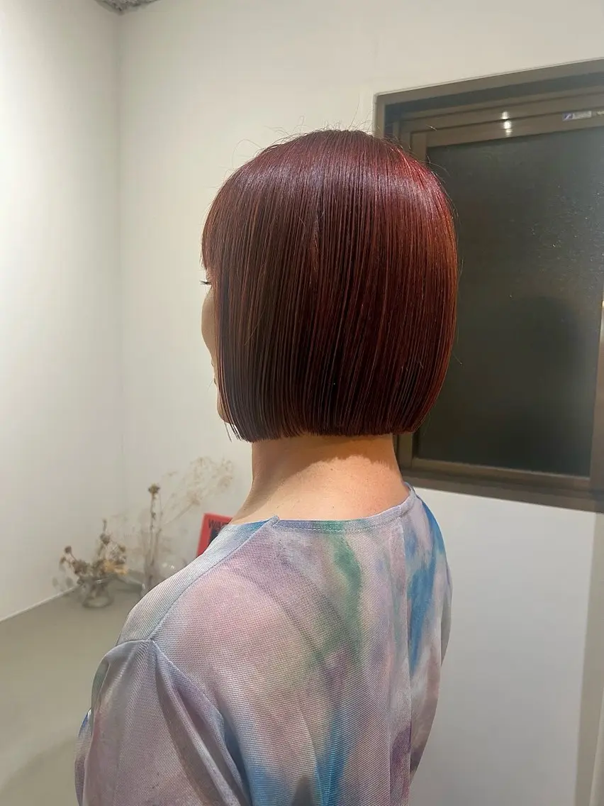 ショート カラー ヘアカラー chico .のヘアスタイル